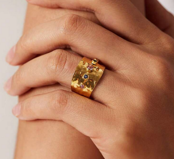 anillos de oro para mujer