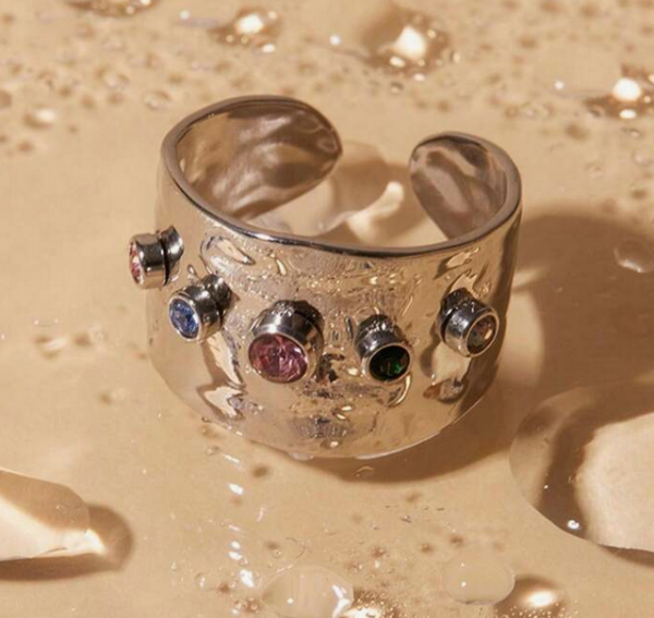 anillo de plata