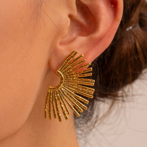 pendientes dorados